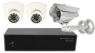 4 Camera Installed Surveillance Package image